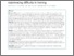 [thumbnail of A preliminary investigation to explore the cognitive resources of physicians experiencing difficulty in training.pdf]